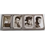 Film Stars, in Memory Lane album, Roger Moore, Tony Curtis, etc (approx 36 cards)