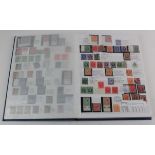 GB - blue stockbook of QV - GVI mint & used, inc qty of 1d reds, unchecked for plate No's, some