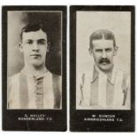 Smith, Footballers, 25 odds from various blue back series, in pages, mixed condition, many G or