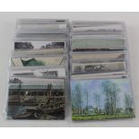 Suffolk range of postcards L to M, great lot of scenes, locations noted are Lt Welnetham, Lt Wenham,