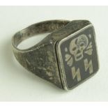 German SS Mans finger ring. GVF