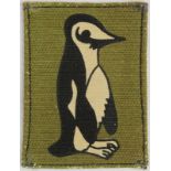 Cloth Badge: 22nd BEACH BRIGADE WW2 printed cloth formation sign badge in excellent worn condition.