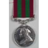 India General Service medal 1895 no clasp neatly erased. Sold as seen