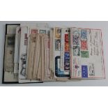 Interesting lot of old Commercial Mail, and early Postal Stationary. Mostly Br Commonwealth.