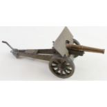 WW1 model of a 18 LD field gun.