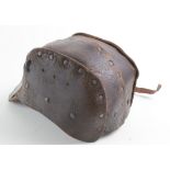 British WW1 Tank Crew Helmet, very scarce early example of the protective helmet worn inside the
