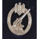 German army flack war badge not marked in case.