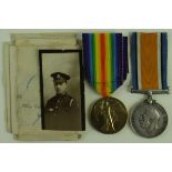 BWM & Victory Medal, Casualty Scroll, and photo to 22352 Pte T F Baldwin Y & L R. Killed In Action