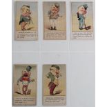R C Brown, Four Champions, very rare set, "Capadura" cigar cards, thought to be c1873-6. P-G and