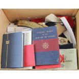 Guards ephemera etc, inc Coldstream, Welsh, Irish, Grenadier. Inc cloth, booklets, toy soldiers,