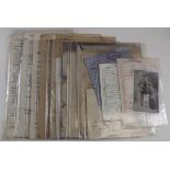 WW1 collection of service documents, letters, photos etc., to 7560 Pte William Henry Hanley York &