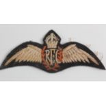 Royal Flying Corps a pair of Pilots wings, service wear. VF