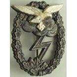 German Luftwaffe Ground Assault badge. GVF
