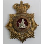 Norfolk Regt o/r's Victorian helmet plate (ex Bill Foster collection)