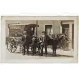 H Dowing Steam Bakery, horse drawn delivery wagon R/P   (1)