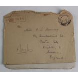 GB - Field Post Officer letter, p/marked 20 DE 39. Sent to a Miss Saunders of Brighton, with