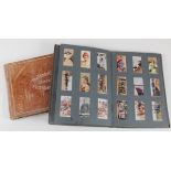 Vintage slot in albums x2, containing over 400+ cards including many American Tobacco Beauties &