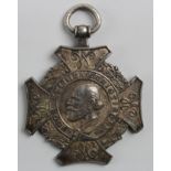 Dutch Voor Krijgsverrigtingen silver medal (Cross for Important War Actions). Unnamed as issued,