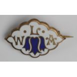 Badge - W.L.A. (Womens Land Army - possibly) WW2 period.