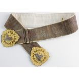 Lincoln's - ladies belt with silver gilt clasp