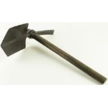 WW1 British Army Entrenching Tool, maker marked "E. Elwell Ltd 1918".