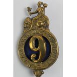 East Norfolk Regiment 9th Foot, Glengarry badge (ex Bill Foster collection)