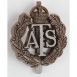 Badge - A.T.S. WW2 Plastic Cap Badge (Kipling & King 2279) Badge made by "JARRETT, RAINSFORD &