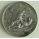 Serringapatam Medal 1808 a silver example, issued by the HEIC , for the campaign against Tipo