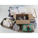Large tray full of World material, noted - tin of India on paper, GB kiloware in box, several albums