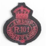 Badge an R101 cloth cap badge ? service wear VF