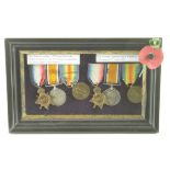 Chatham Brothers medals - 1915 Star Trio 2788 Pte R Chatham R.War.R (pair 305438) Killed In Action