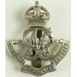 Oxford Yeomanry original near mint condition cap badge, came with the 1914 trio of Pte Ashford