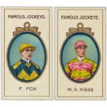 Taddy, Famous Jockeys (with frame) complete set in pages, mainly G - VG (1 with crease & 1 with