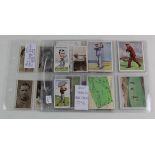 Mixed manufacturers, Golf x 13 cards & Football, Hill, Famous Footballers (brown) x10 overall