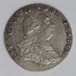 Sixpence 1787 with hearts, nEF