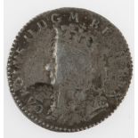 Charles II hammered silver penny, with mark of value and inner circles, looks to have crown mm,