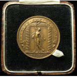 British Sports Medal, bronze d.45mm: British Empire Games London 1934, unnamed EF in original case.