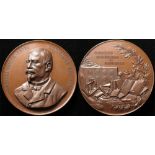 Switzerland Commemorative Medal, bronze d.60mm: Arnold Morel Fatio (numismatist) 1813-1887, Histoire