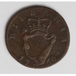 Ireland Farthing 1760 nVF