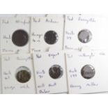 Hampshire,17th. century tokens, Alresford, Jarvas Abin, halfpenny 1666, D.1, F/GF, Andover Town