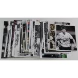 Football, 8 x 10" and smaller Press photos, inc. Greaves, Waddle, Worthington, Internationals,