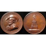 Belgium Commemorative Medal, bronze d.72.5mm: Unveiling of the Monument to Peter Paul Rubens in