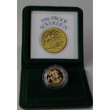 Sovereign 1980 Proof FDC cased as issued