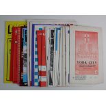 Lincoln City collection of home & away F/L Cup programmes from c1962-1981. Inc v York City 1st Rnd