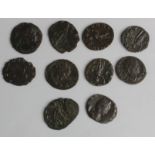 Group of billon antoniniani of Gallienus, Salonina and Claudius II, average VF [10]