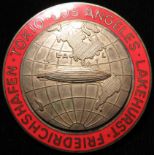 Germany Commemorative Enameled Badge d.44mm for the Round the World Flight of the LZ 127 Graf