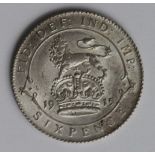 Sixpence 1915 AU