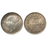 Sixpence 1884 GEF