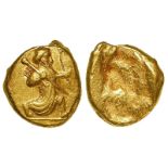 Ancient Greek, Kingdom of Lydia under Persian rule, gold daric, wt. 8.42g, c.450-330 BC. Obv: