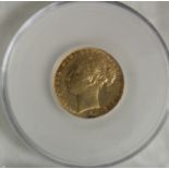 Sovereign 1882M, St George, short tail, Melbourne Mint, Australia, S.3857B, EF, some surface